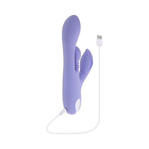 Playboy Nubbin Rubbin Dual Stimulator Vibe – Purple Silicone Rechargeable - Image 11