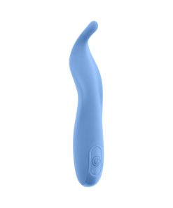 Selopa Tender Tickler Precision Vibrator – Blue Silicone Rechargeable