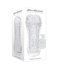 Zero Tolerance Casual Encounter Stroker – Clear TPE Male Masturbator