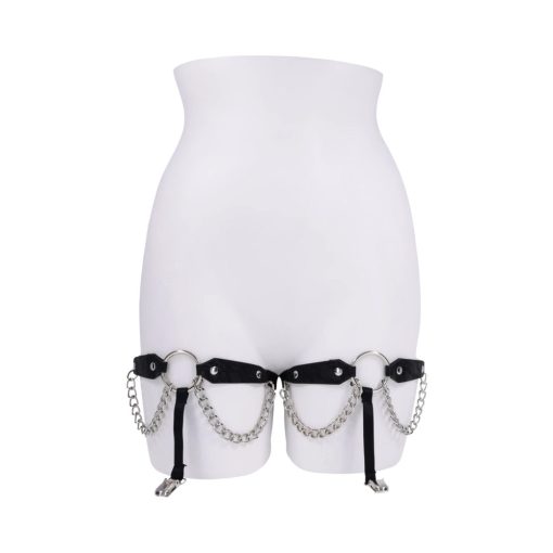 Sportsheets Sex & Mischief Chain Lace Garters - Image 2