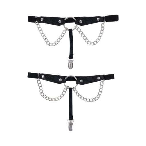 Sportsheets Sex & Mischief Chain Lace Garters - Image 6