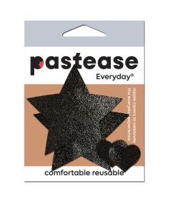 Pastease Everyday Reusable: Liquid Black Star Pasties