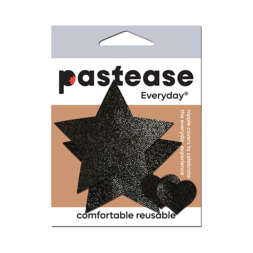 Pastease Everyday Reusable: Liquid Black Star Pasties - Image 3