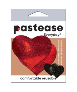 Pastease Everyday Reusable: Liquid Red Heart Pasties