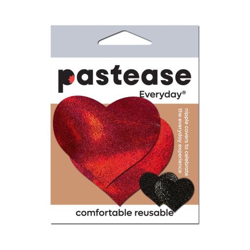 Pastease Everyday Reusable: Liquid Red Heart Pasties - Image 3