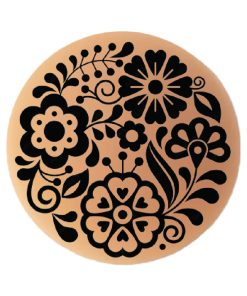 Pastease Halos Reusable Sticky Adhesive Silicone Nipple Cover Floral Nude Large D+ Cup