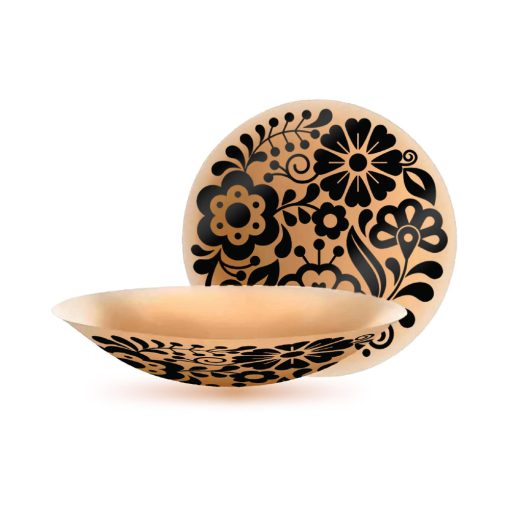 Pastease Halos Reusable Sticky Adhesive Silicone Nipple Cover Floral Nude Small A-C Cup - Image 2