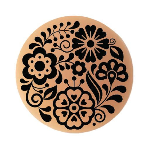 Pastease Halos Reusable Sticky Adhesive Silicone Nipple Cover Floral Nude Small A-C Cup - Image 4