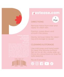 Pastease Halos Reusable Sticky Adhesive Silicone Nipple Cover Medium Large D+ Cup