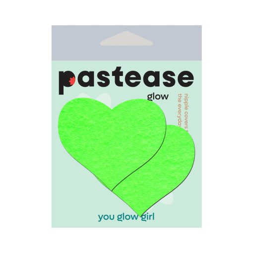 Pastease Love: Glow-In-The-Dark Hearts Pasties - Image 5