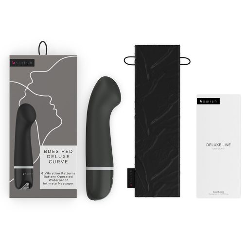 B Swish Bdesired Deluxe Curve Black – G-Spot Silicone Vibrator - Image 7