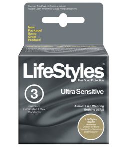 Lifestyles Ultra Sensative Condoms (3 Pack)