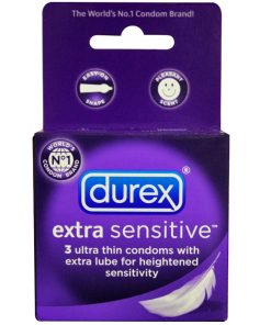 Durex Extra Sensative Lubricated Condoms (3 Pack)