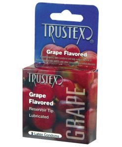 Trustex Flavored Condoms (Grape/3 Pack)