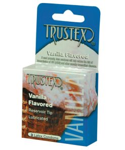 Trustex Flavored Condoms (Vanilla/3 Pack)