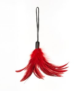 Sportsheets Pleasure Feather Tickler Red