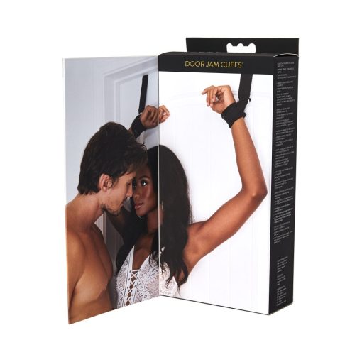 Sportsheets Adjustable Door Jam Cuffs Set Black - Image 2