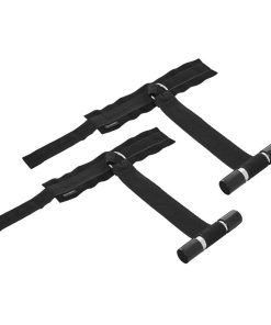 Sportsheets Adjustable Door Jam Cuffs Set Black