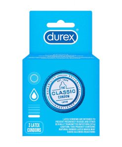 Durex Classic Lubricated 3 Pack