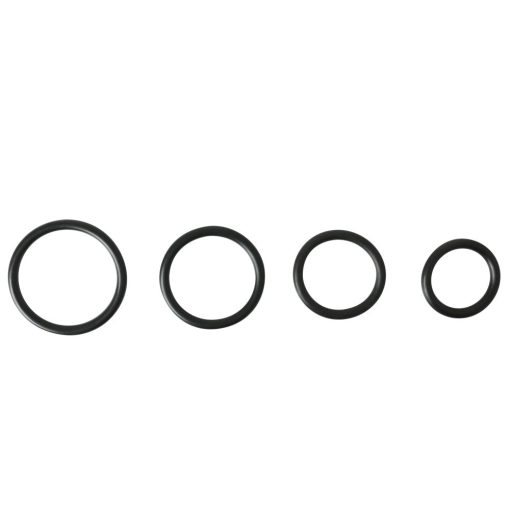 Sportsheets Rubber O-Ring 4-Pack Black - Image 2