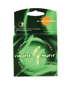 Night Light Glow-In-The-Dark Condoms (3 Pack)