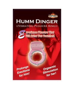 Humm Dinger Dual Vibrating Cock Ring (Purple)