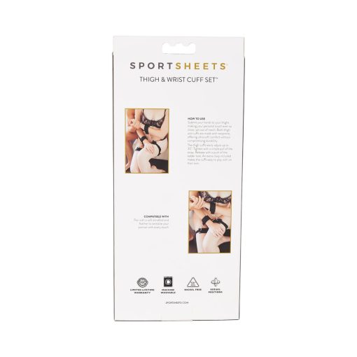 Sportsheets Thigh And Wrist Cuffs Set - Image 11