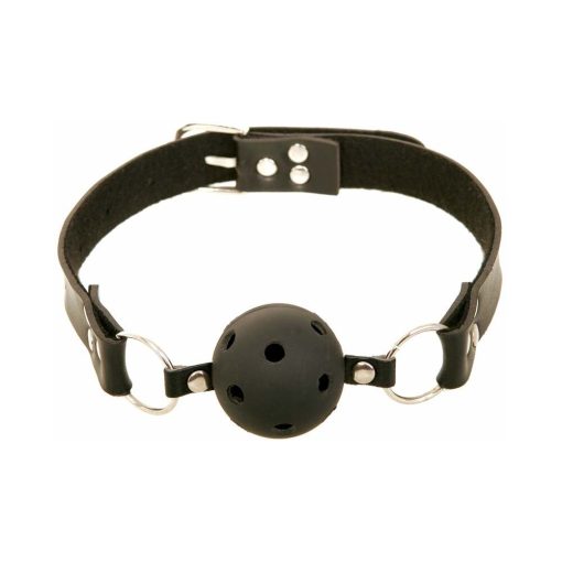 Fetish Fantasy Series Adjustable Breathable Ball Gag Black - Image 2