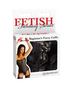 Fetish Fantasy Series Beginner'S Furry Cuffs Black