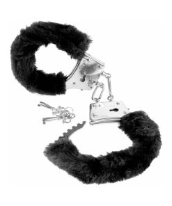 Fetish Fantasy Series Beginner'S Furry Cuffs Black