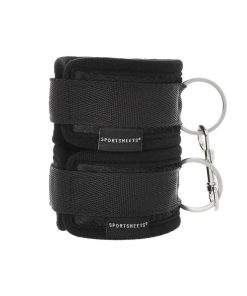 Sportsheets Soft Cuffs With Velcro Straps Black