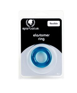 Relaxed Fit Elastomer Cock Ring (Blue)
