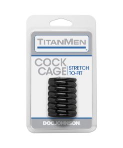 Titanmen - Cock Cage Black
