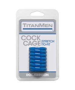 Titanmen - Cock Cage Blue