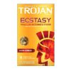Trojan Ecstasy Ultra Ribbed Condoms With Ultrasmooth Lubricant