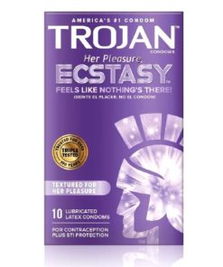 Trojan Ecstasy Her Pleasure Condoms With Ultrasmooth Lubricant
