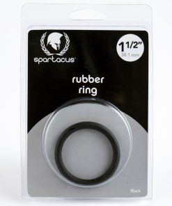 Spartacus Rubber Cock Ring 1.5In. (Black)