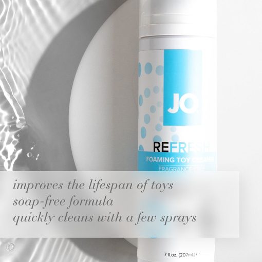 JO Refresh Foaming Toy Cleaner Alcohol Free 7 Oz. - Image 4