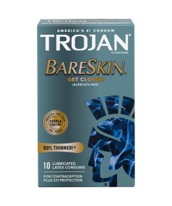Trojan Bare Skin Lubricated Condoms (10)
