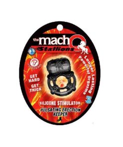 Macho Pulsating Erection Keeper (Black)