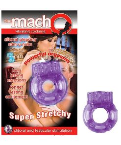 Macho Vibrating Cockring (Purple)
