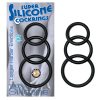 Super Silicone Cockrings 3 (Black)