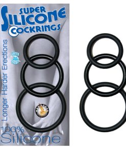 Super Silicone Cockrings 3 (Black)