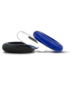 Stay Hard Donut Rings 3-Piece Cockring Set Assorted Colors