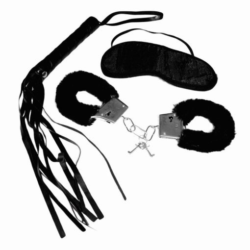 Sportsheets Sex & Mischief 3-Piece Intro To S&M Kit Black - Image 2