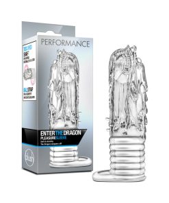 Performance Enter The Dragon Fantasy Pleasure Sleeve With Ball Strap Clear