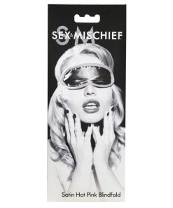 Sportsheets Sex & Mischief Satin Blindfold Hot Pink
