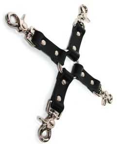 Kinklab Leather Hog Tie (Black)