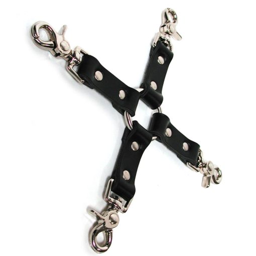 Kinklab Leather Hog Tie (Black)