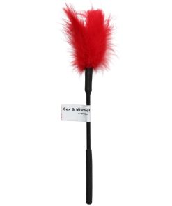 Sportsheets Sex & Mischief Feather Tickler Red